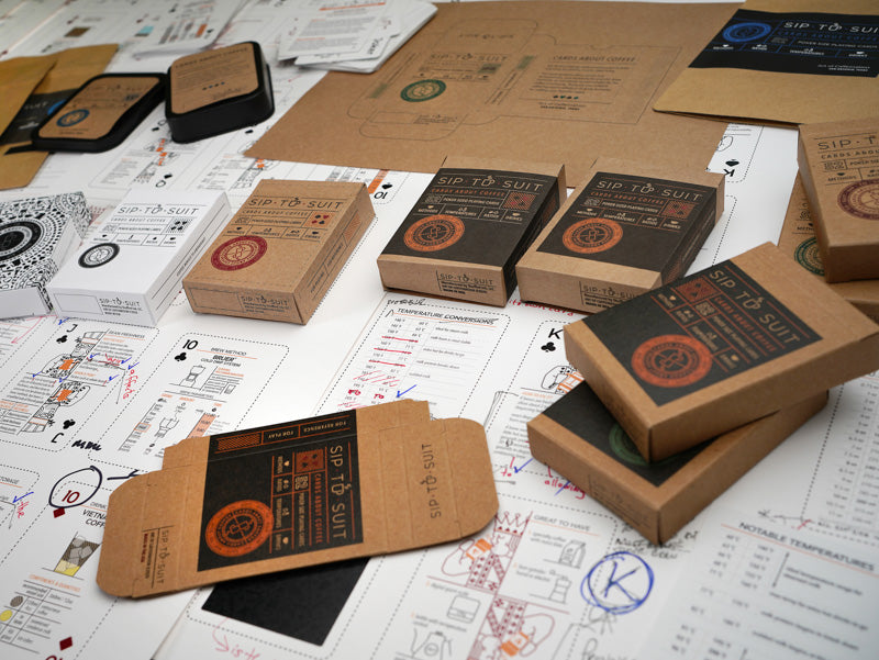 Sip-To-Suit: A Playful Distillation of Essential Coffee Knowledge
