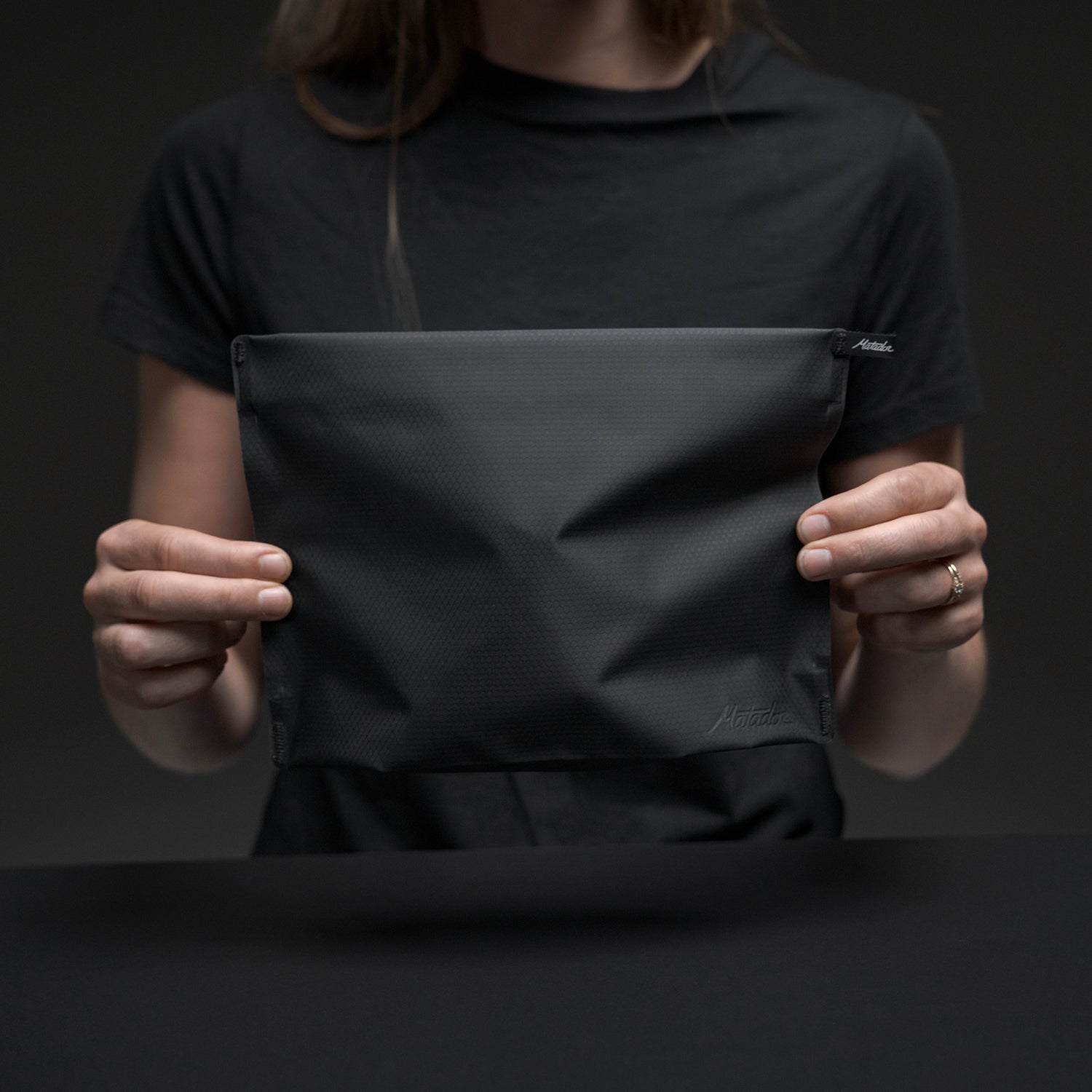 FlatPak™ Zipper Toiletry Case, Black