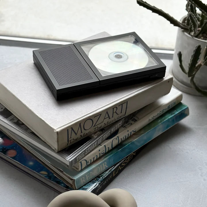 km5 CD Player with Speaker, CP2 Black | km5 - Wake Concept Store