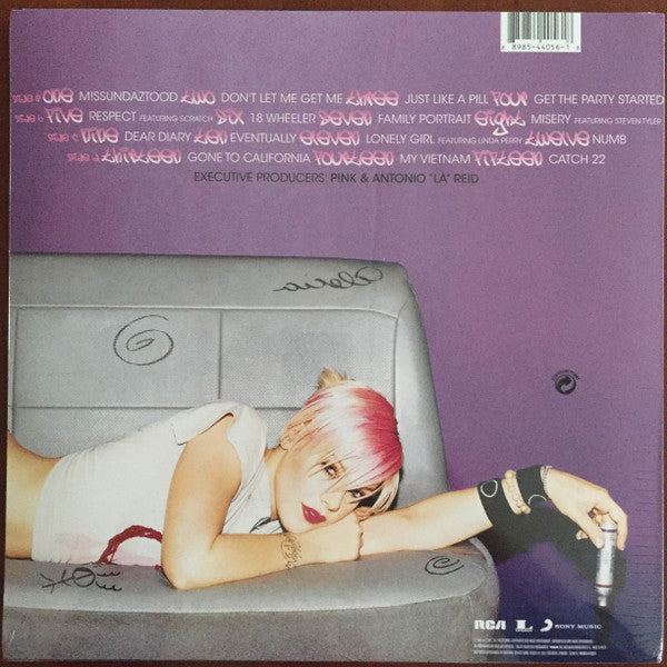 P!NK : M!ssundaztood (2xLP, Album, Ltd, RE, RM, Vio)