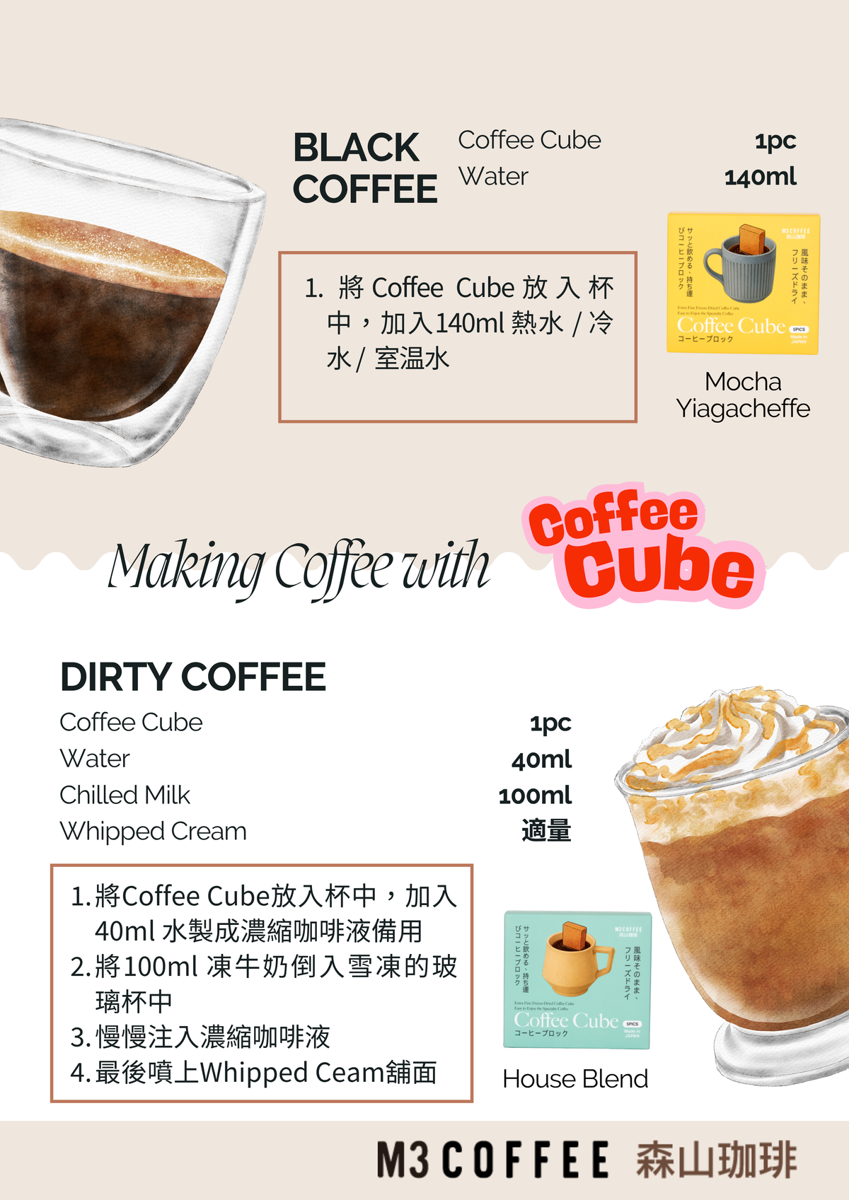M3 Coffee Coffee Cube - Mocha Yiagacheffe – image 3