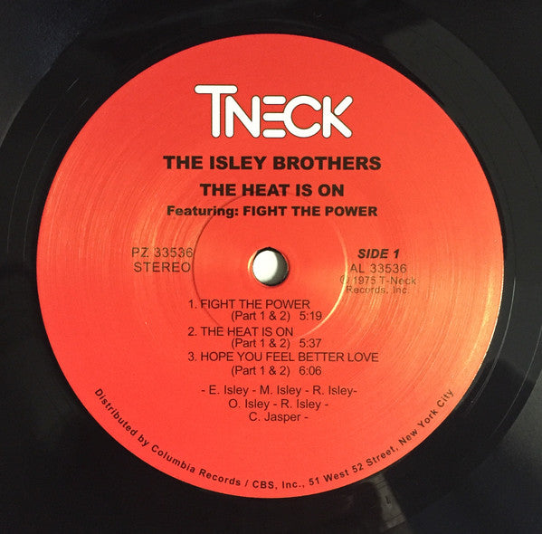 The Isley Brothers : The Heat Is On (LP, Album, RE, RM, 180)