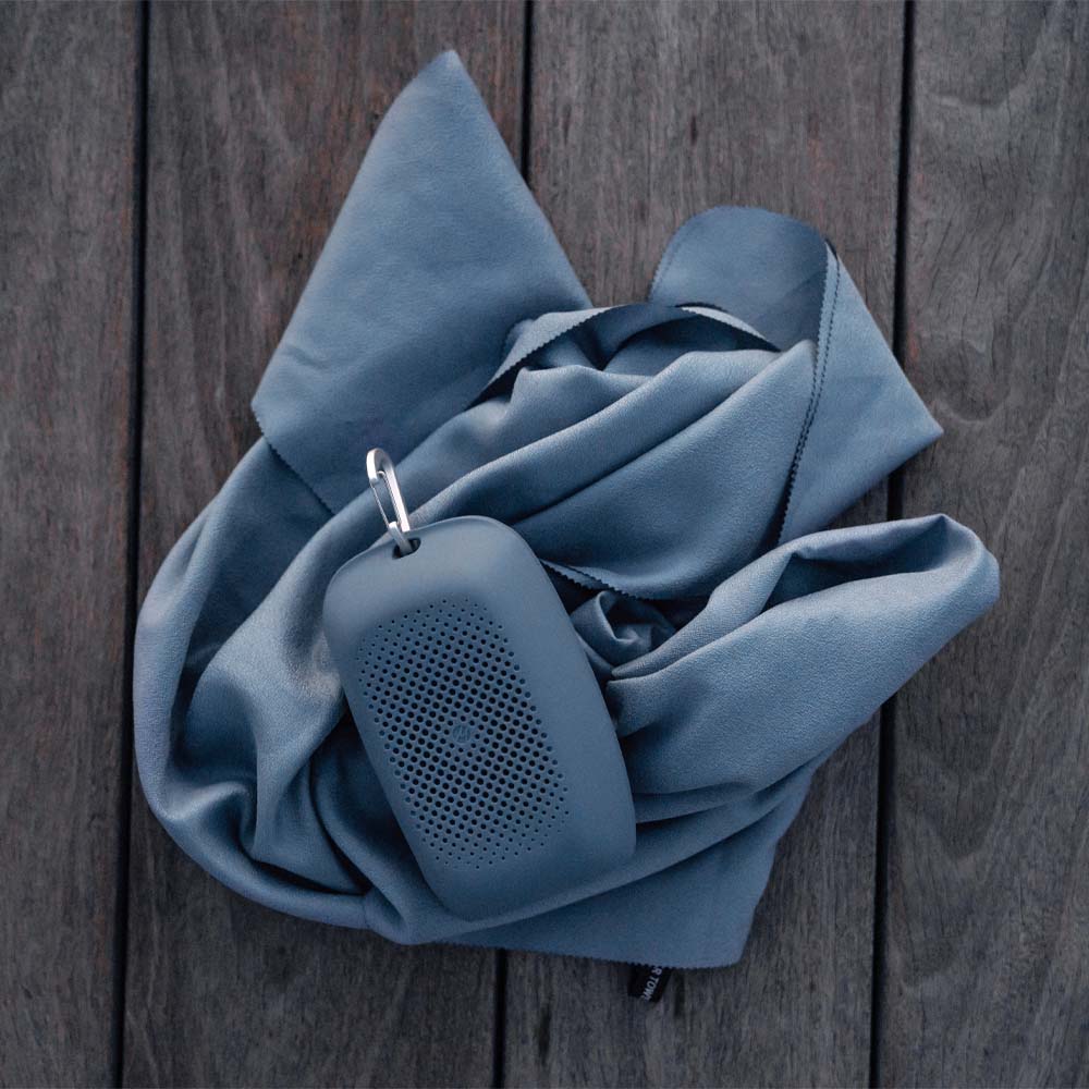 NanoDry Packable Shower Towel – Large, Blue