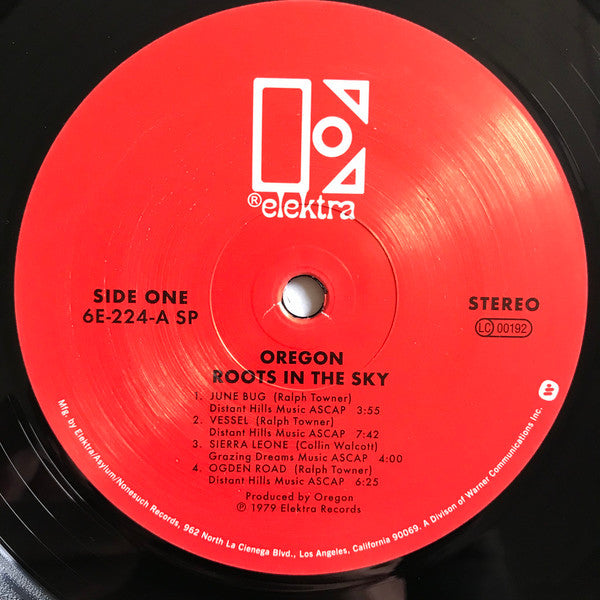 Oregon : Roots In The Sky (LP, Album, RE, RM, 180)