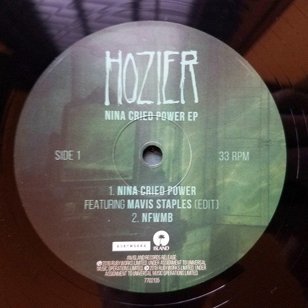 Hozier : Nina Cried Power EP (12", EP, Ltd)