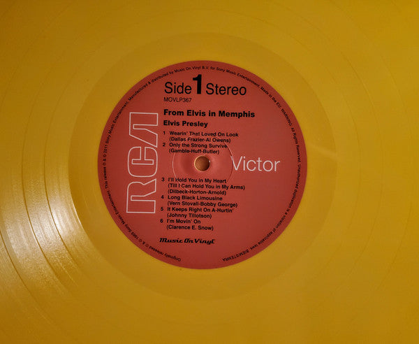 Elvis Presley : From Elvis In Memphis (LP, Album, Ltd, Num, RE, RM, Yel)