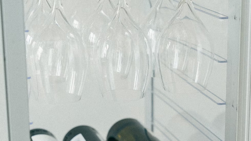 Wine Trolley Cabinet, Clear