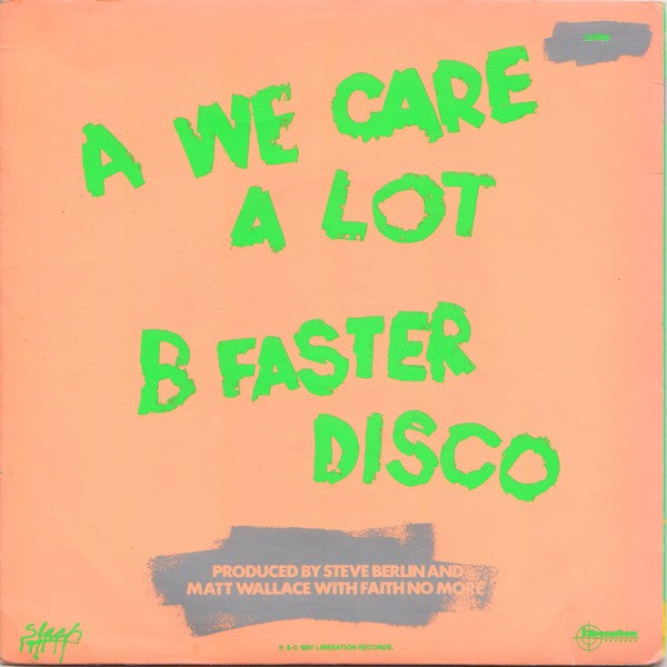 Faith No More : We Care A Lot (7", Single)