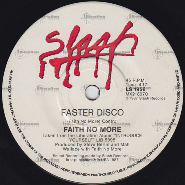 Faith No More : We Care A Lot (7", Single)