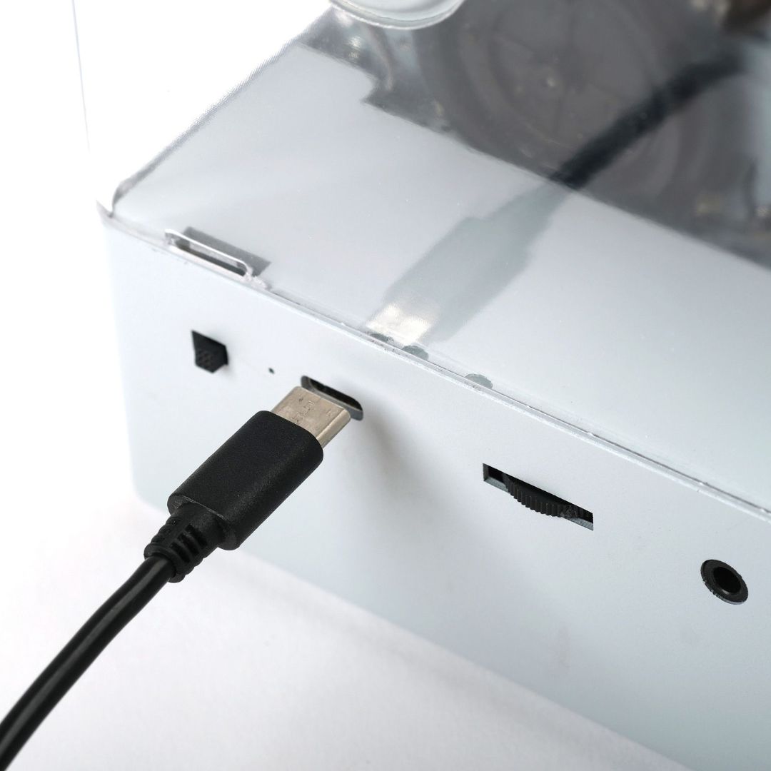 IT’S REAL Bluetooth Speaker + Cassette Player Combo, Grey