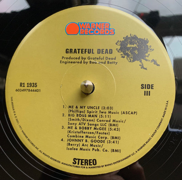 Grateful Dead* : Grateful Dead (2xLP, Album, RE, RM, 180)