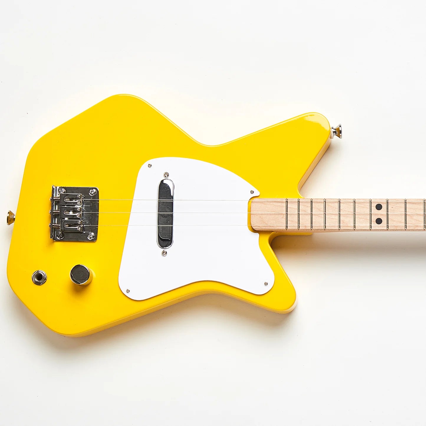 Loog Pro Electric with Built-in Amp Guitar for Kids, Yellow