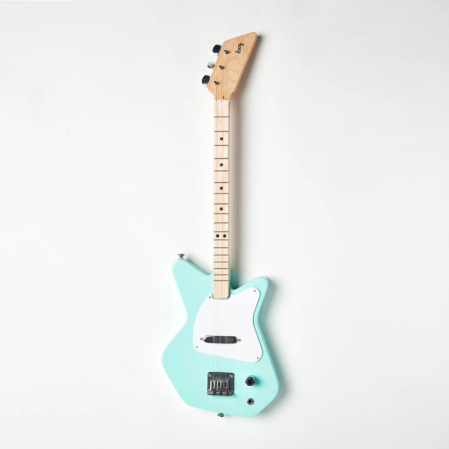 Loog Pro Electric with Built-in Amp Guitar for Kids, Green