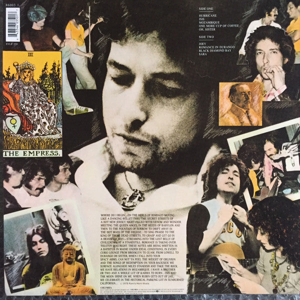 Bob Dylan : Desire (LP, Album, Ltd, RE, 180)