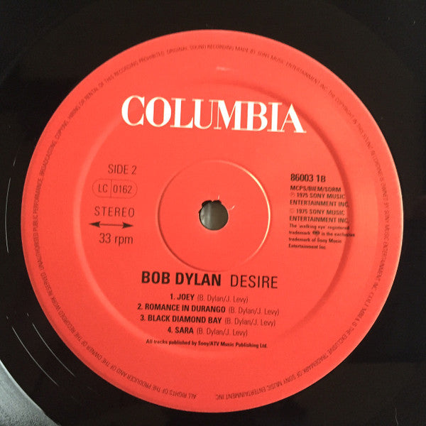 Bob Dylan : Desire (LP, Album, Ltd, RE, 180)