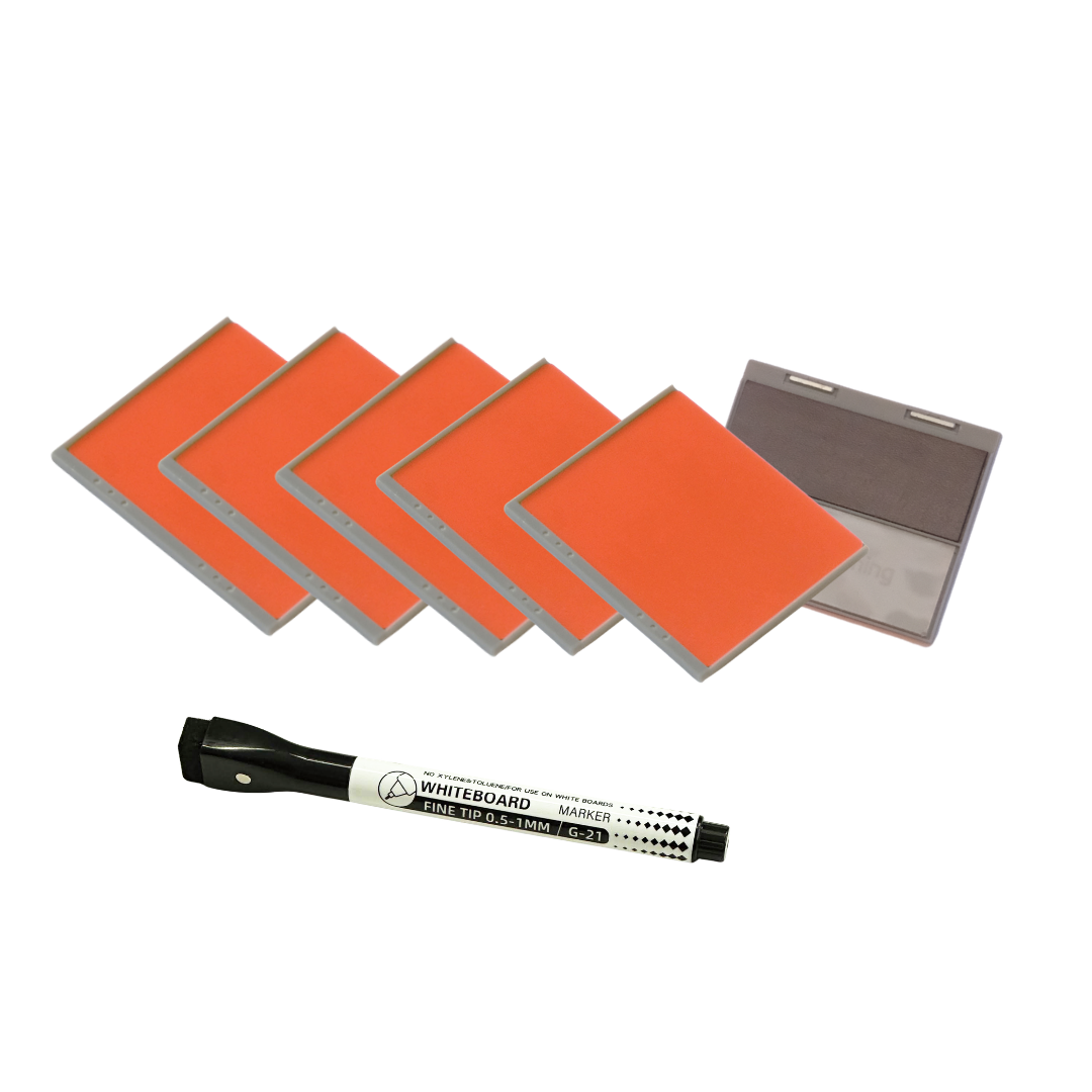 M NOTE (M) Reusable Sticky Notes, 6-Pack Set