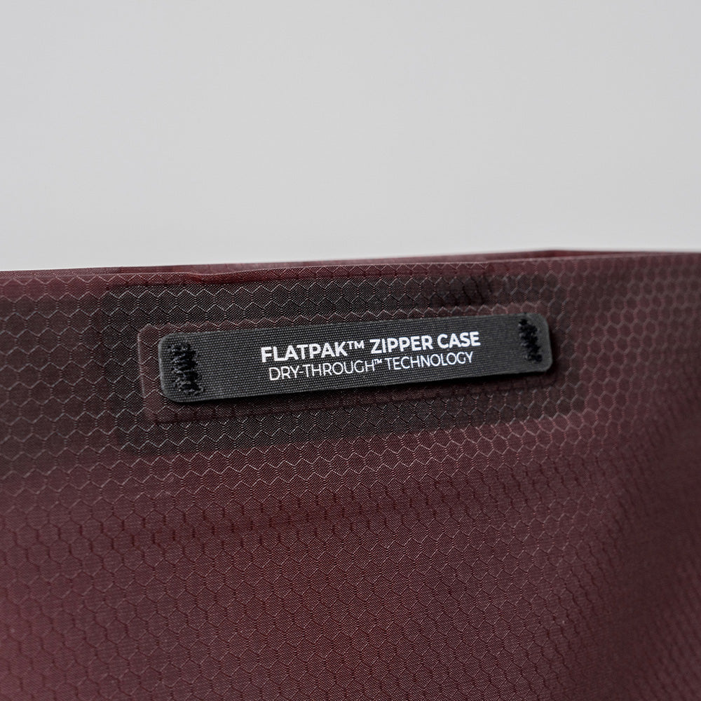 FlatPak™ Zipper Toiletry Case, Burgundy