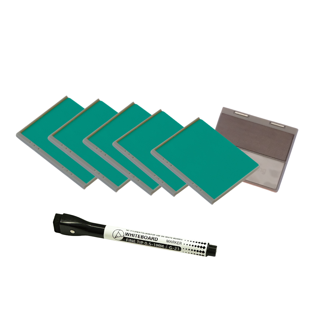 M NOTE (M) Reusable Sticky Notes, 6-Pack Set