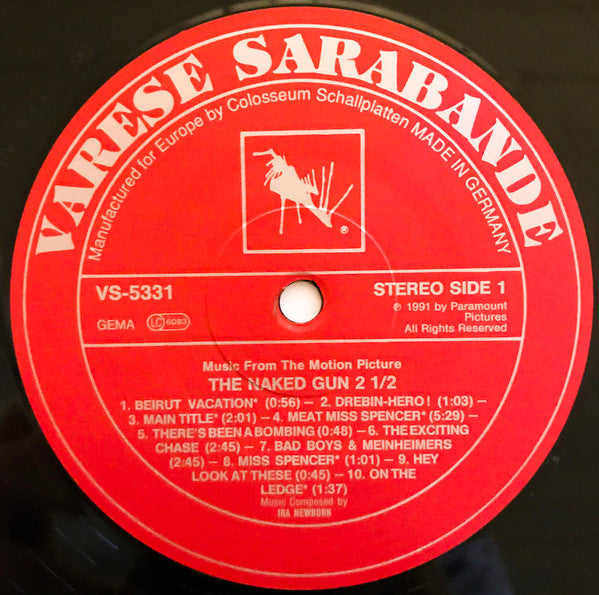 Ira Newborn : Music From The Motion Picture The Naked Gun 2½: The Smell Of Fear (LP)