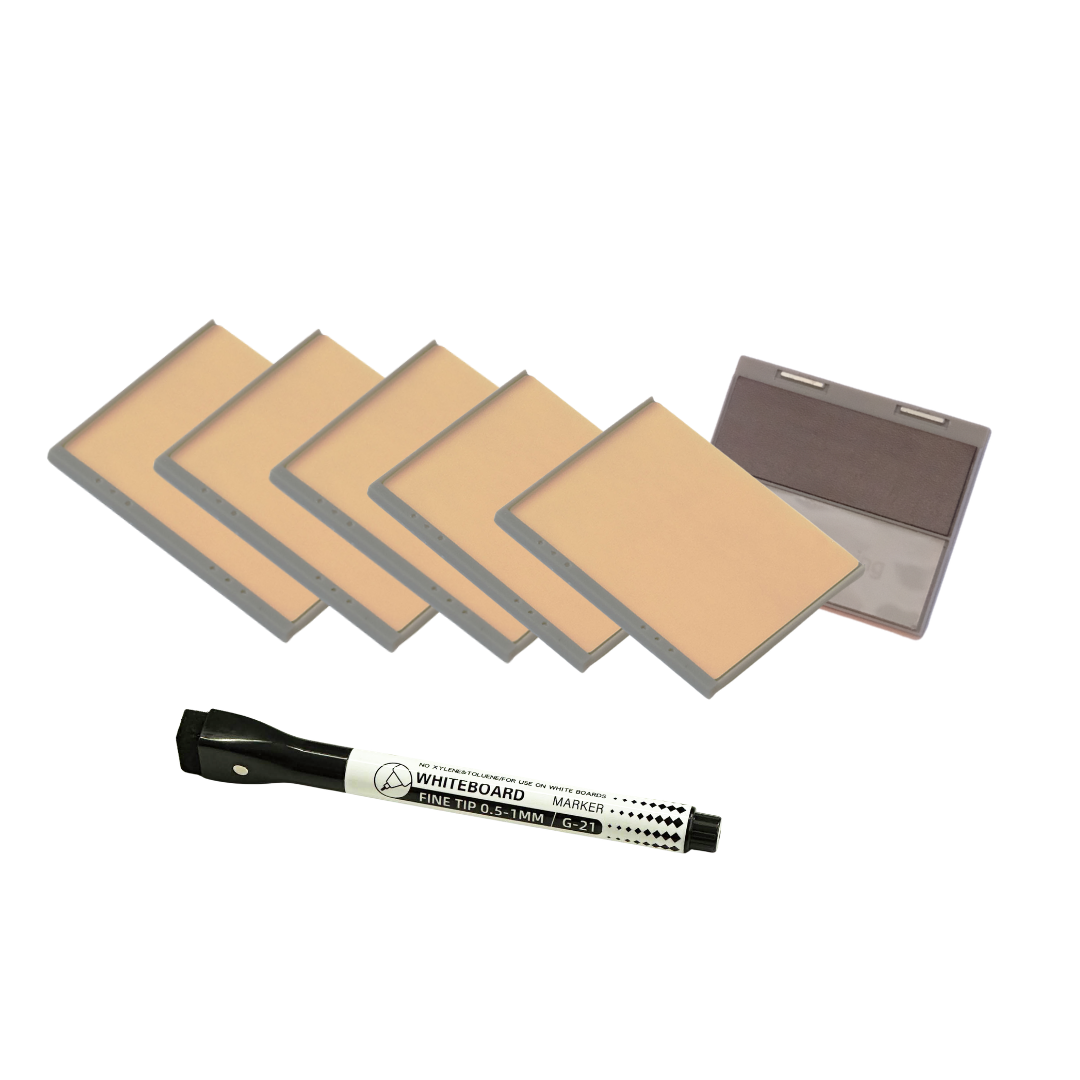 M NOTE (M) Reusable Sticky Notes, 6-Pack Set