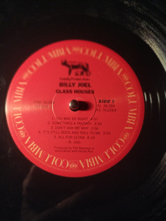 Billy Joel : Glass Houses (LP, Album, Ltd, RE, RM, Gat)