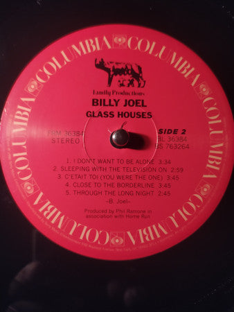Billy Joel : Glass Houses (LP, Album, Ltd, RE, RM, Gat)
