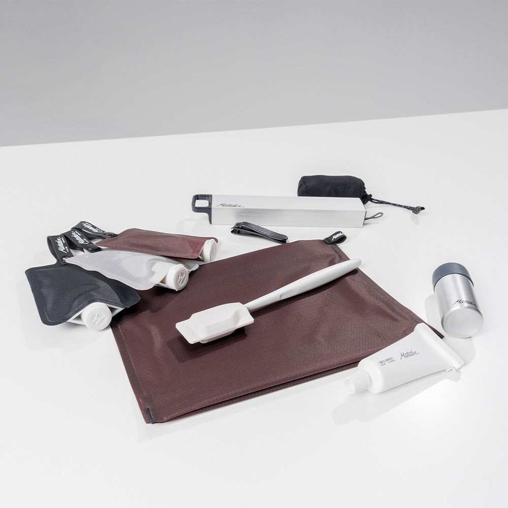 FlatPak™ Zipper Toiletry Case, Burgundy