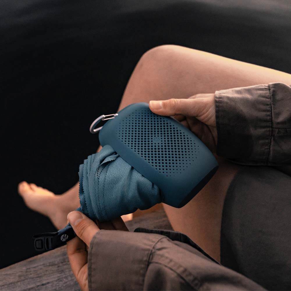 NanoDry Packable Shower Towel – Large, Blue