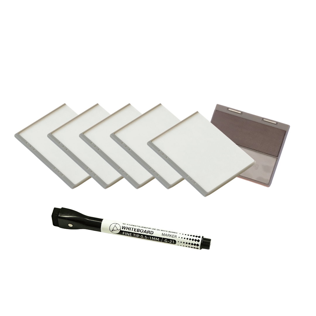 M NOTE (M) Reusable Sticky Notes, 6-Pack Set