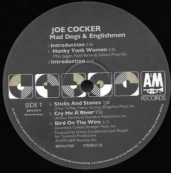 Joe Cocker : Mad Dogs & Englishmen (2xLP, Album, RE, 180)