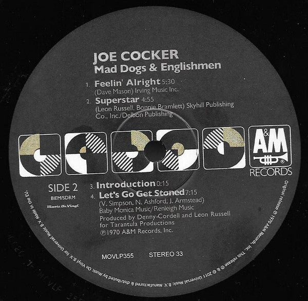 Joe Cocker : Mad Dogs & Englishmen (2xLP, Album, RE, 180)