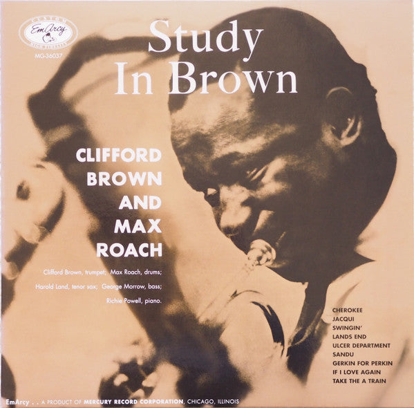 Clifford Brown And Max Roach : Study In Brown (LP, Album, Mono, RE, 180)