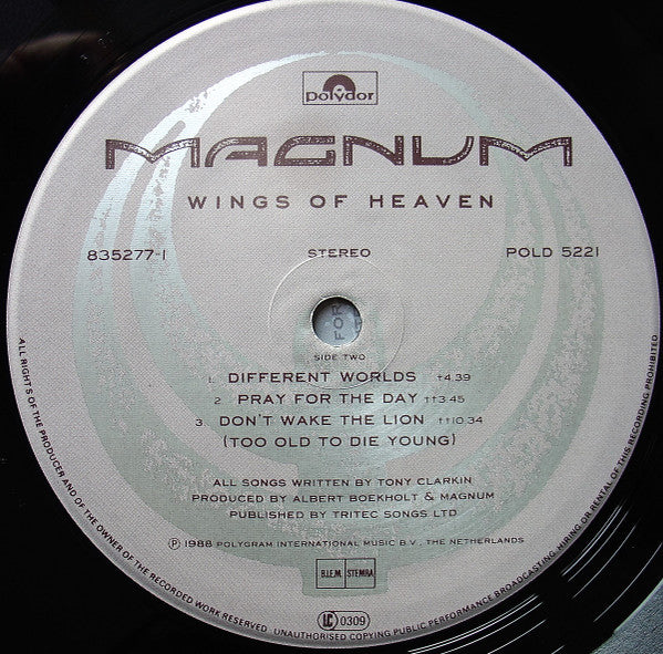 Magnum (3) : Wings Of Heaven (LP, Album)