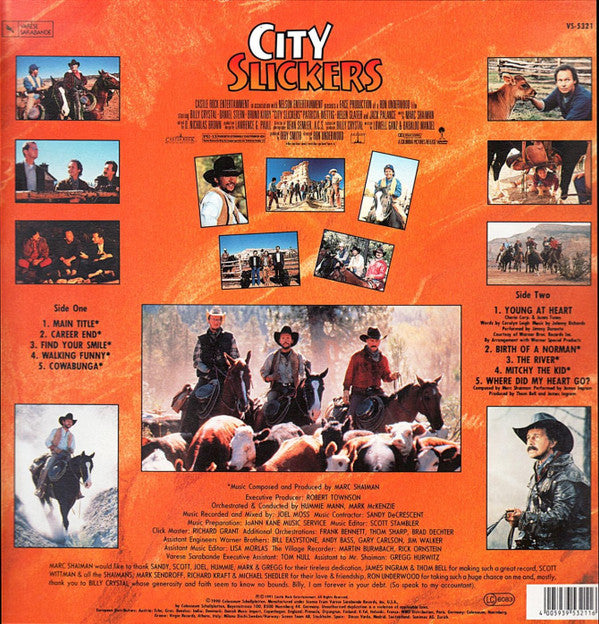 Marc Shaiman : City Slickers (Motion Picture Soundtrack) (LP)