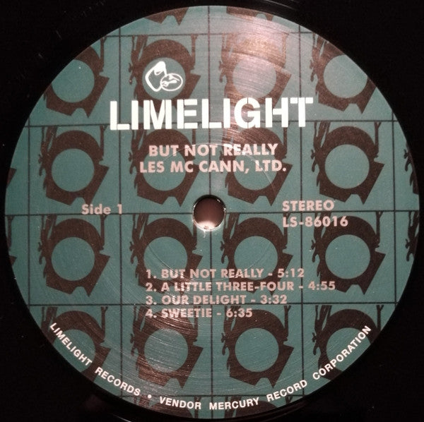 Les McCann Ltd. : But Not Really (LP, Album, RE, RM, Gat)