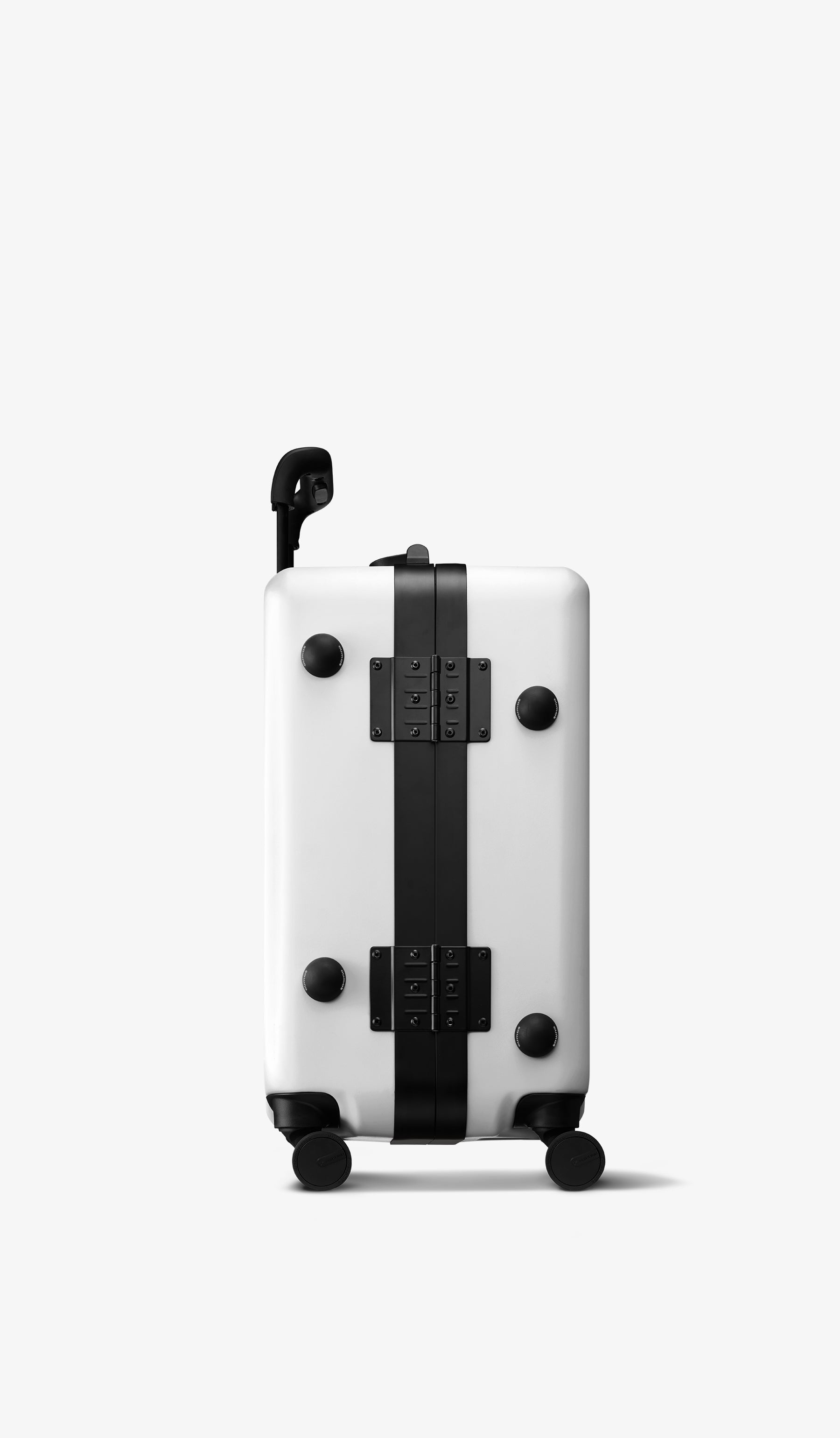 OUMOS 21" Cabin Trunk Luggage, Double White 45L