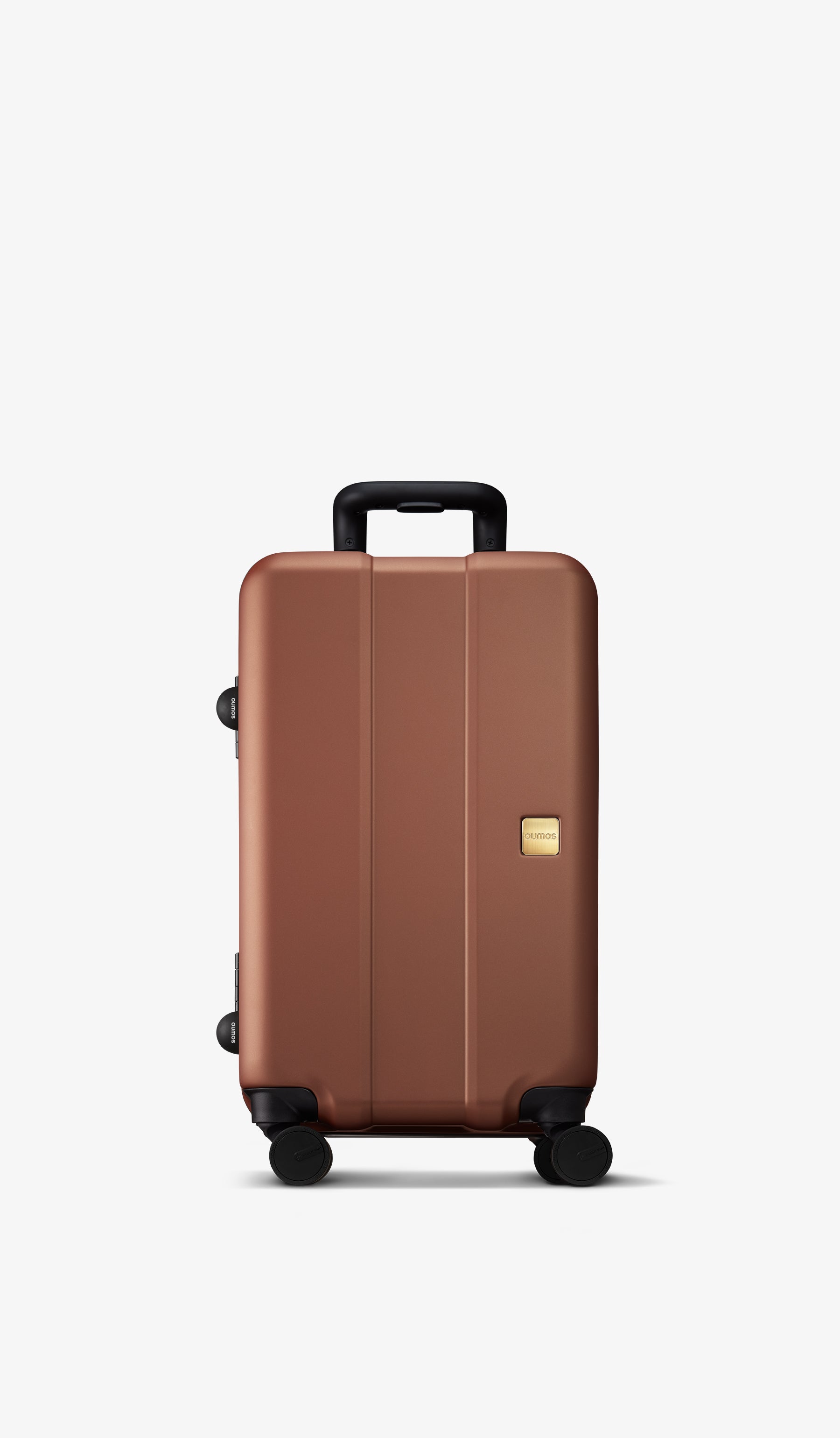 OUMOS 21" Cabin Trunk Luggage, Golden Bronze 45L