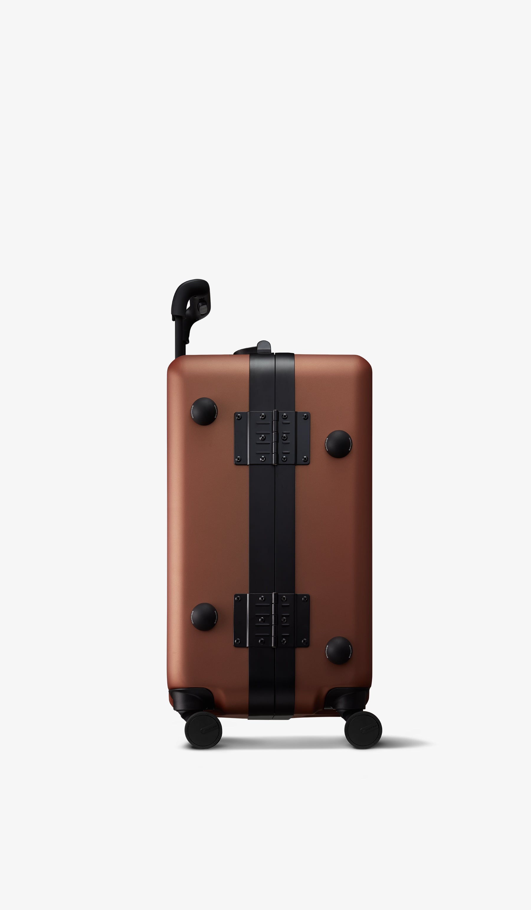 OUMOS 21" Cabin Trunk Luggage, Golden Bronze 45L