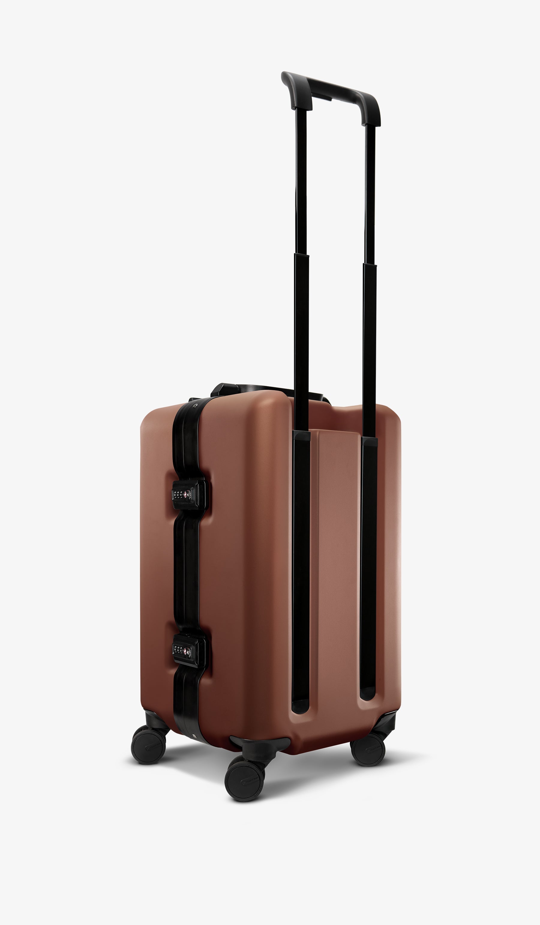 OUMOS 21" Cabin Trunk Luggage, Golden Bronze 45L