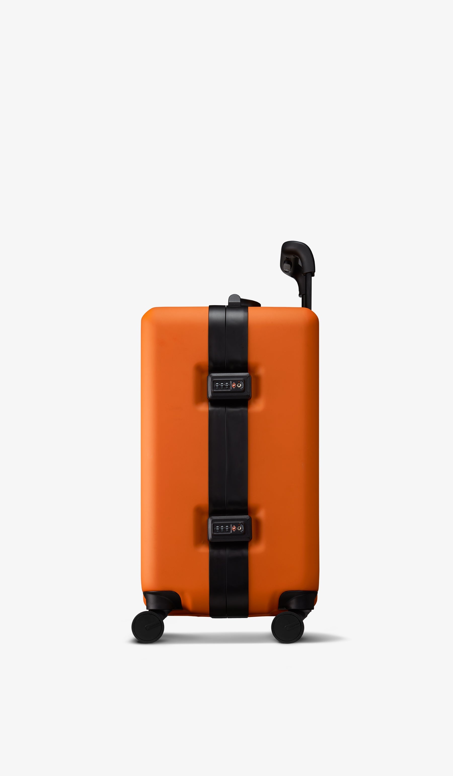 OUMOS 21" Cabin Trunk Luggage, Orange Clémentine 45L