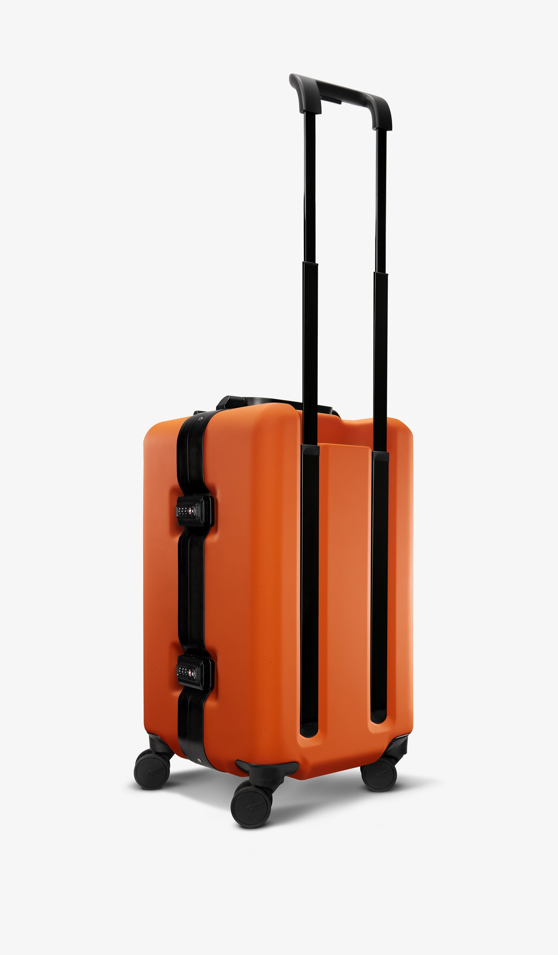 OUMOS 21" Cabin Trunk Luggage, Orange Clémentine 45L