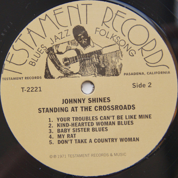 Johnny Shines : Standing At The Crossroads (LP, Album, RE, RM, 180)