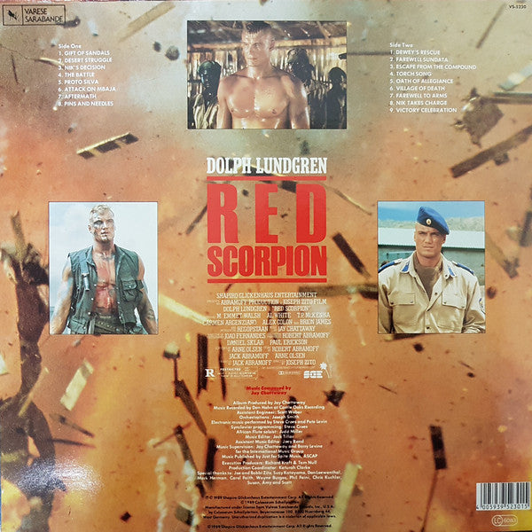 Jay Chattaway : Red Scorpion (Original Motion Picture Soundtrack) (LP, Album)