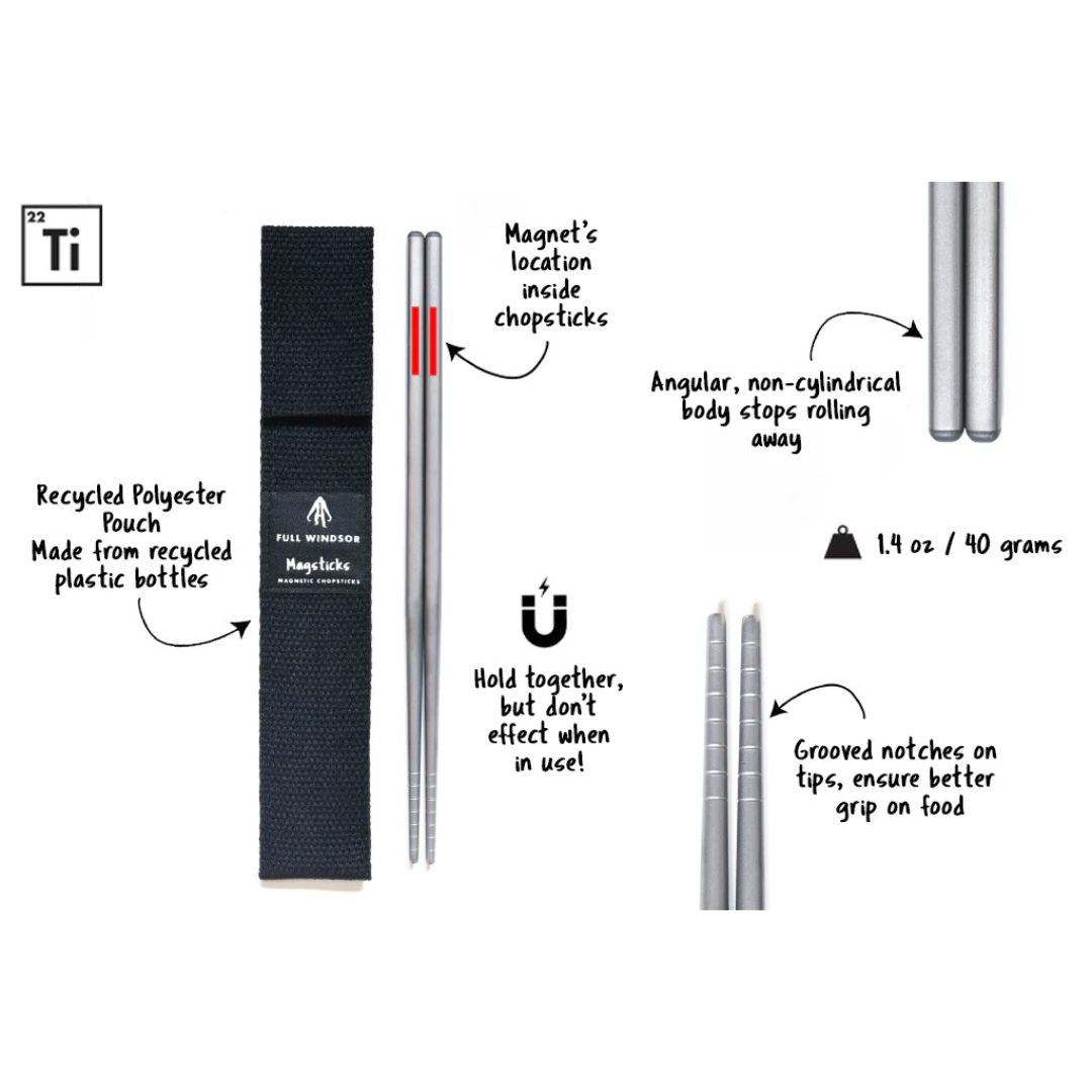 Magsticks - Titanium Magnetic Chopsticks