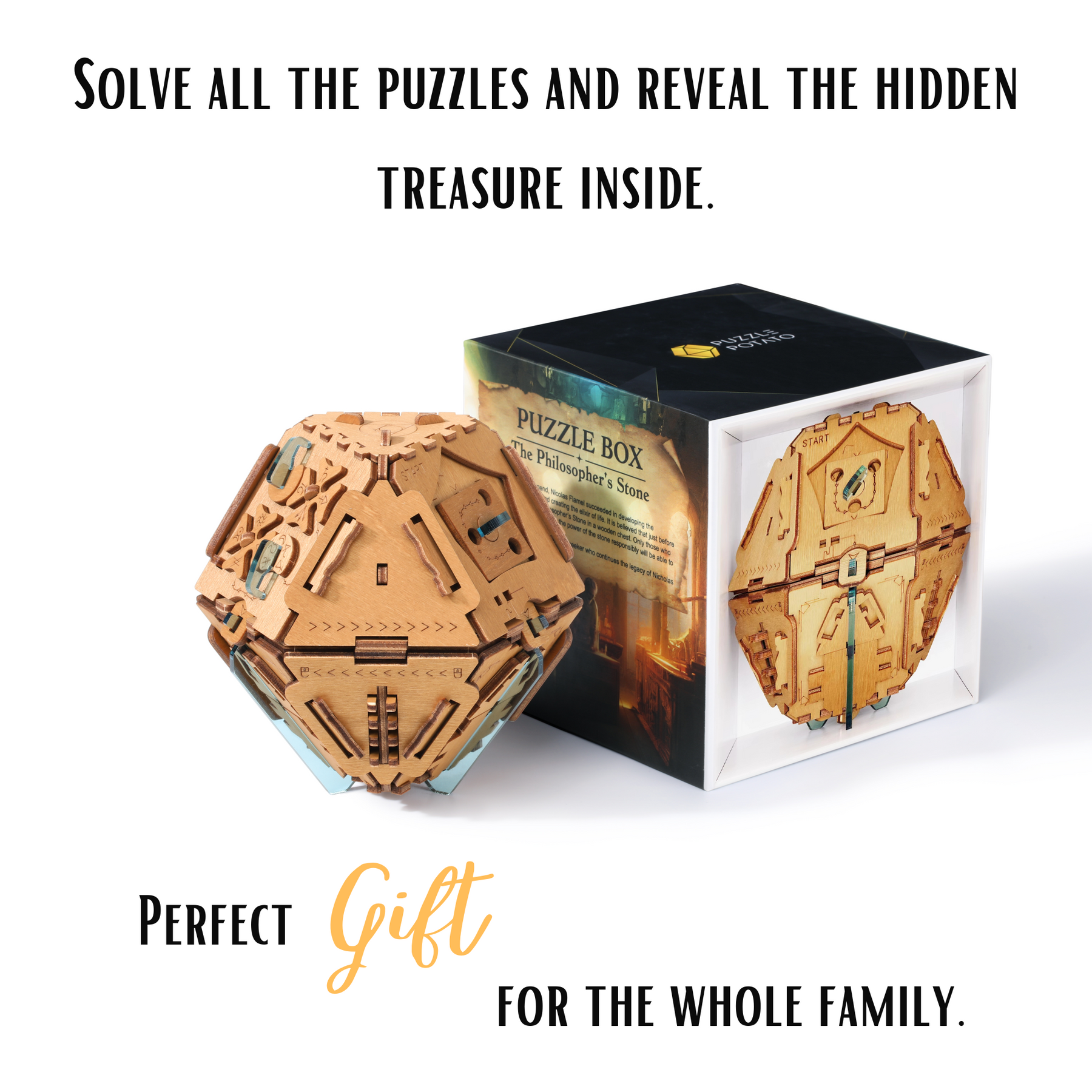 Philosopher's Stone - Escape Room Game in a Puzzle Box