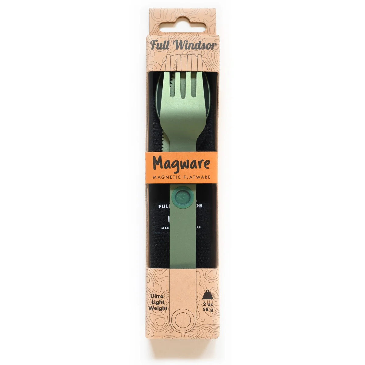 Magware - Magnetic Flatware Single Set, Green