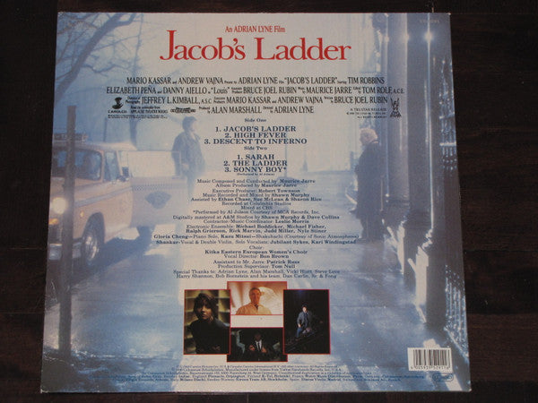 Maurice Jarre : Jacob's Ladder (Original Motion Picture Soundtrack) (LP, Album)