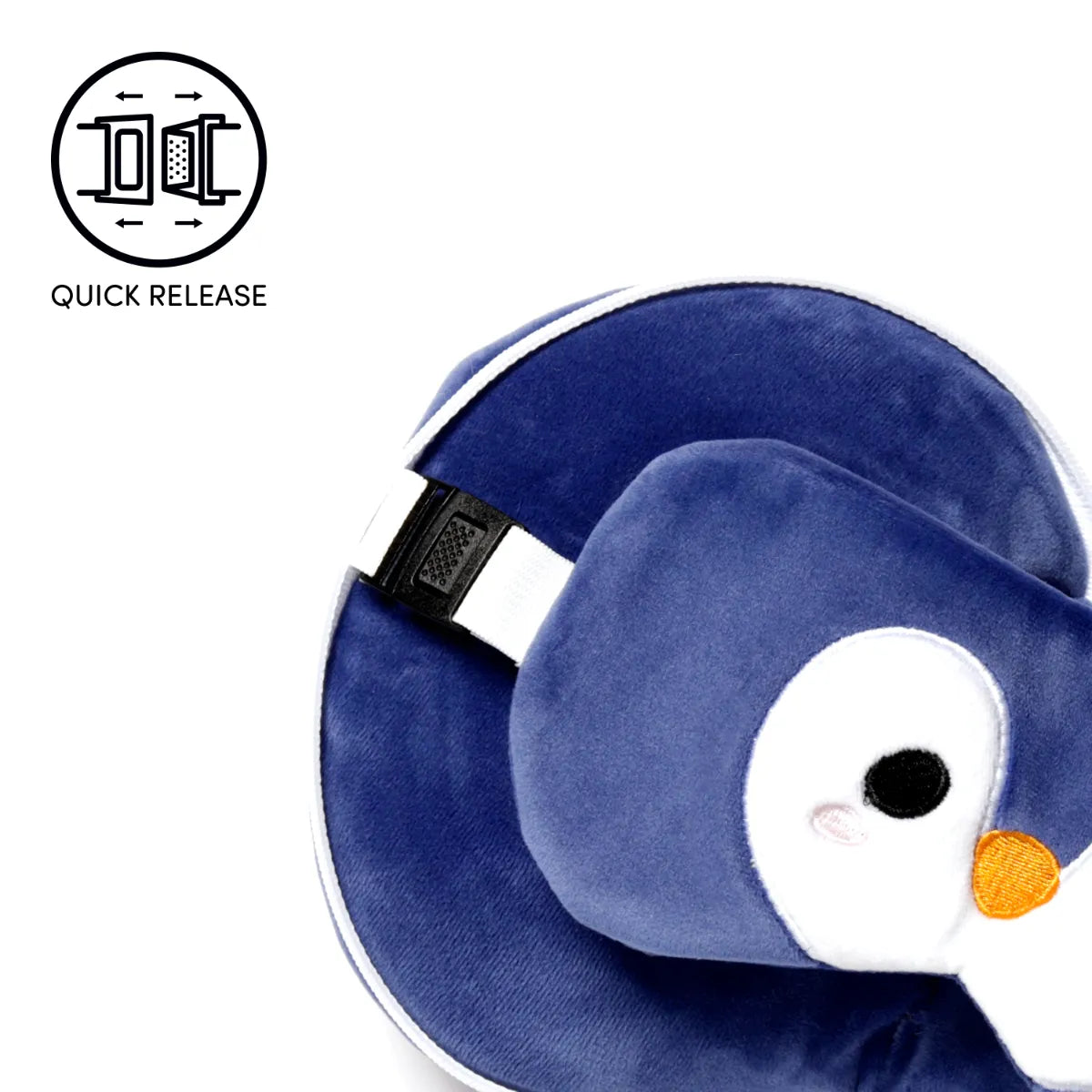 Nico the Penguin Travel Pillow Set