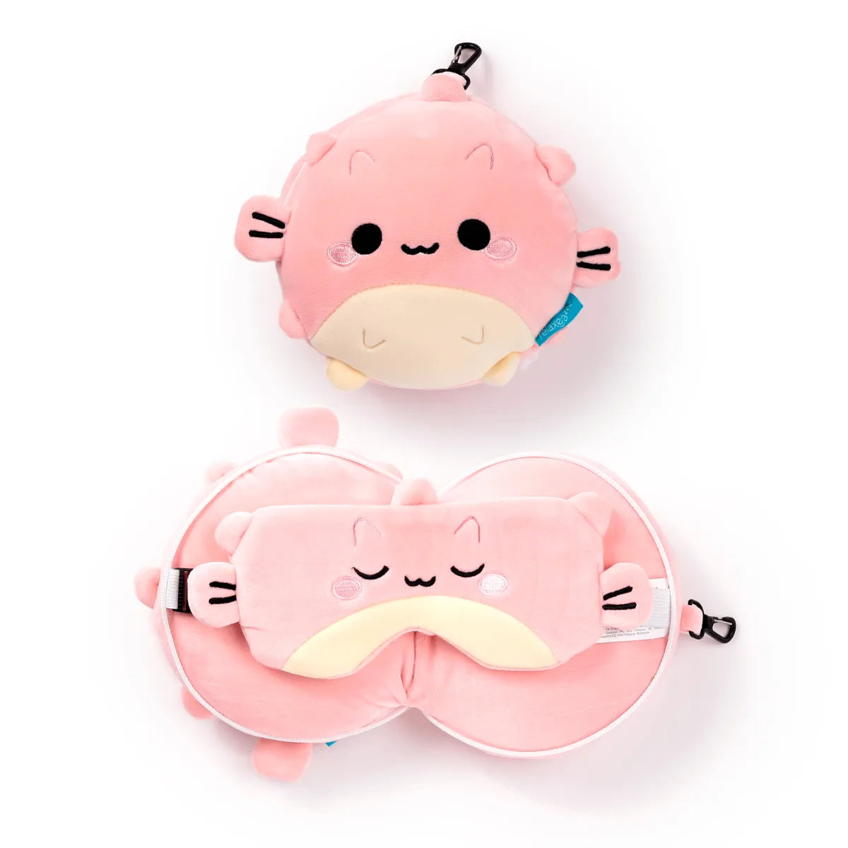 Puffer Fish Travel Pillow Set