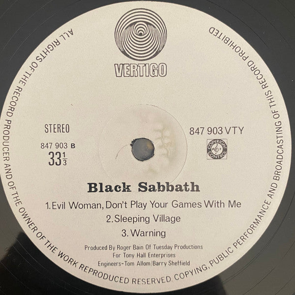 Black Sabbath : Black Sabbath (LP, Album, Gat)